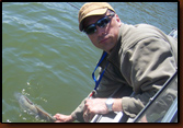 27 inch walleye released in Cheyenne River.