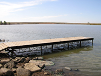 View of Curlew Dam looking North-West.