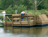 Beautiful new fishing dock for those with special needs.