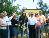 Ribbon cutting at  Allen D. Knapp Memorial Fishing Dock.