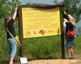 Helping the community with Allen D. Knapp Memorial Fishing Dock.