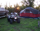 Camping at a beautiful SD Game Fish and Park's area.