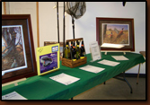 Silent auction items from 2008 SE Chapter Banquet.