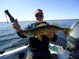 Dave Wojtalewic at Tobin Lake, September 2011.
