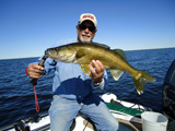 Denny Bohls at Tobin Lake, September 2011.