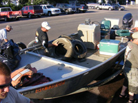Clean up at Lake Sharpe.