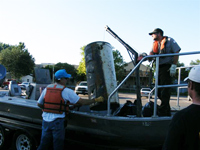 Clean up at Lake Sharpe.