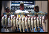 Late August, 2010 catch with Missouri Valley Guide Service.